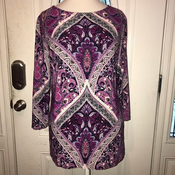 croft & barrow Tops - Pretty Purple Top - L